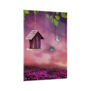 Glass picture - Invitation to Dinner - 70x100 cm