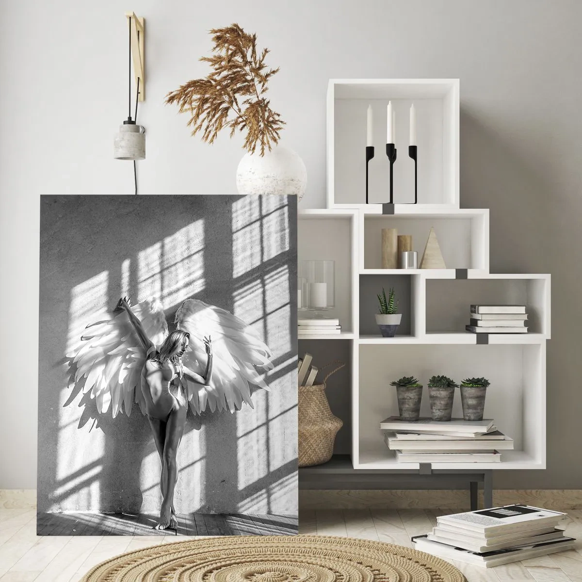 Glass picture - Straight from the Sky - 80x120 cm