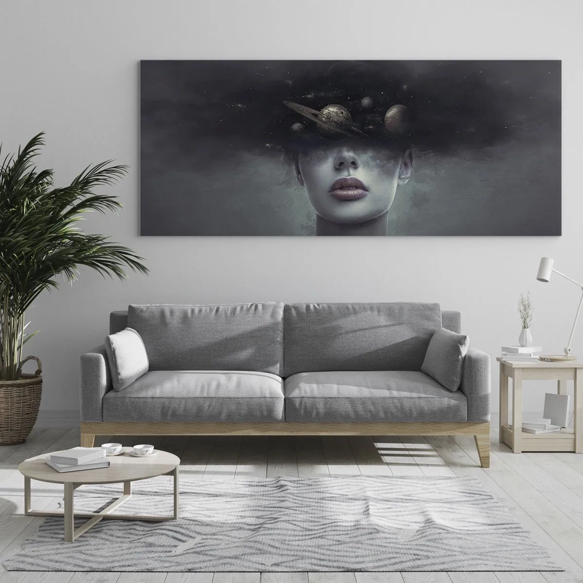 Glass picture - And Planets are Revolving… - 100x40 cm