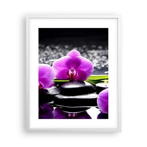 Poster in white frmae - Drowning in Peace and Quiet - 40x50 cm