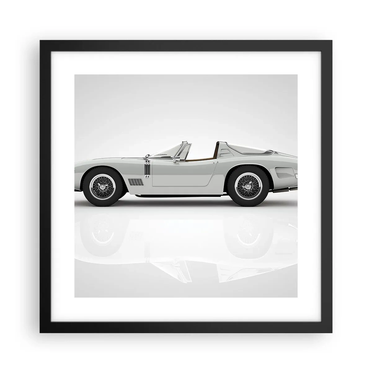 Poster in black frame - Promise of Fun - 40x40 cm