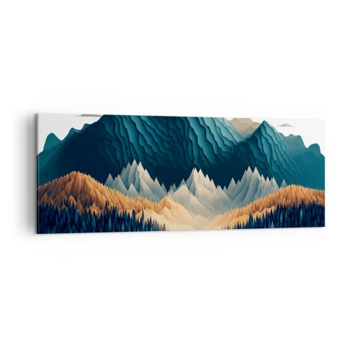 Canvas picture - Perfect Mountain Landscape - 140x50 cm