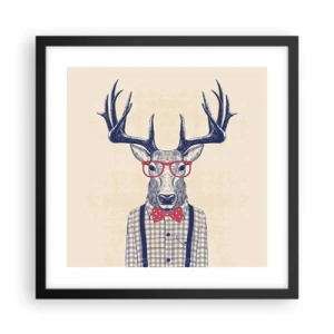 Poster in black frame - Fun Extravagance - 40x40 cm