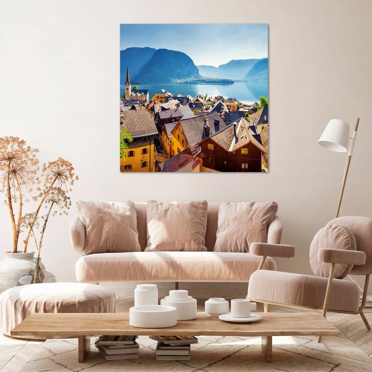 Canvas picture - It Couldn't be More Picturesque - 70x70 cm