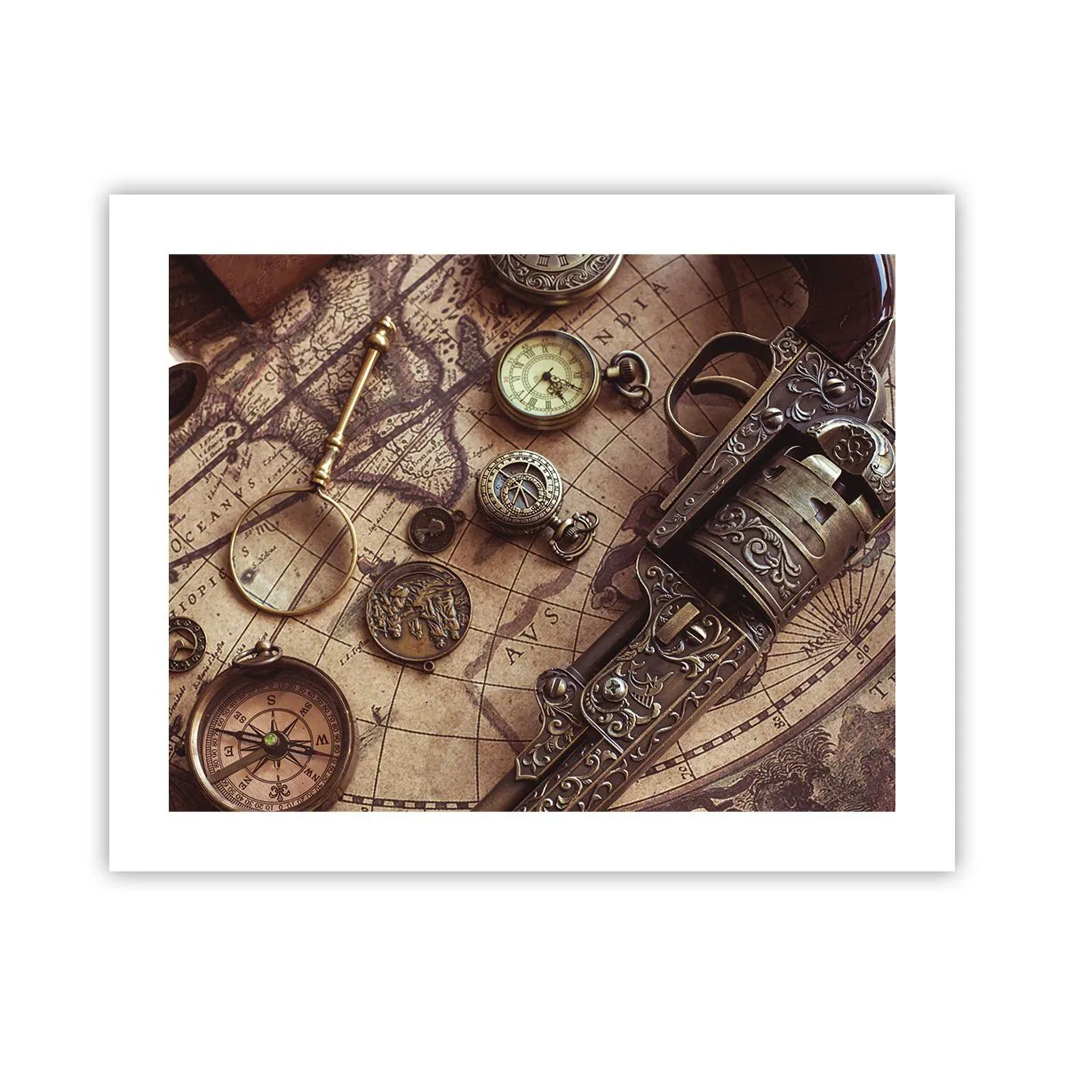 Poster - Adventure Calls - 50x40 cm