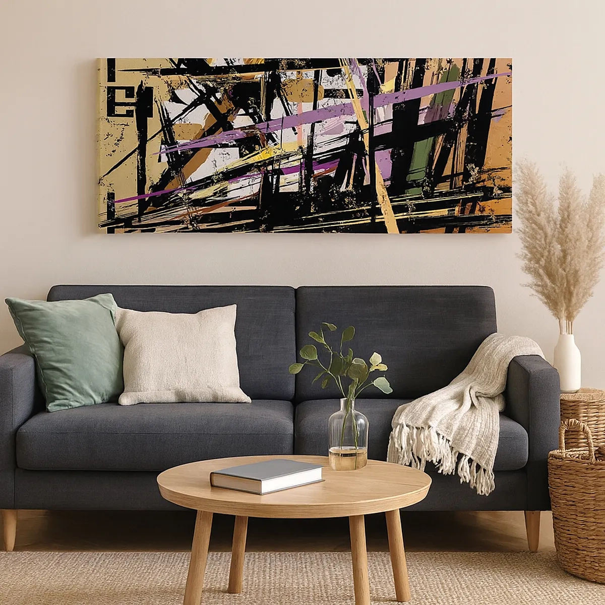 Canvas picture - Sharp Cuts - 30x30 cm