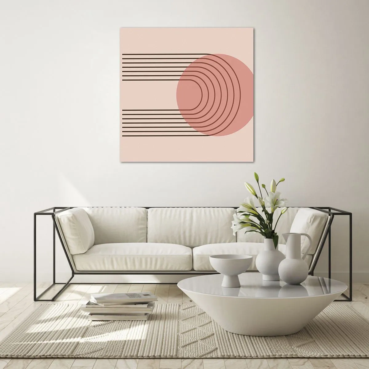 Glass picture - Irresistible Attraction - 60x60 cm