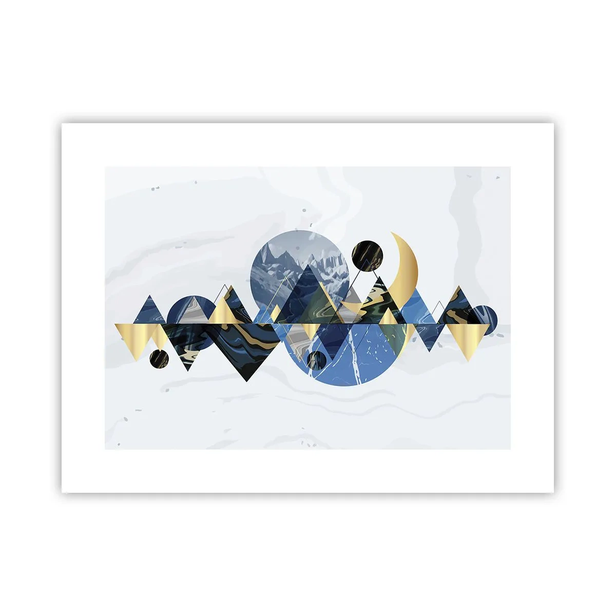 Poster - Geometrical Landscape - 40x30 cm