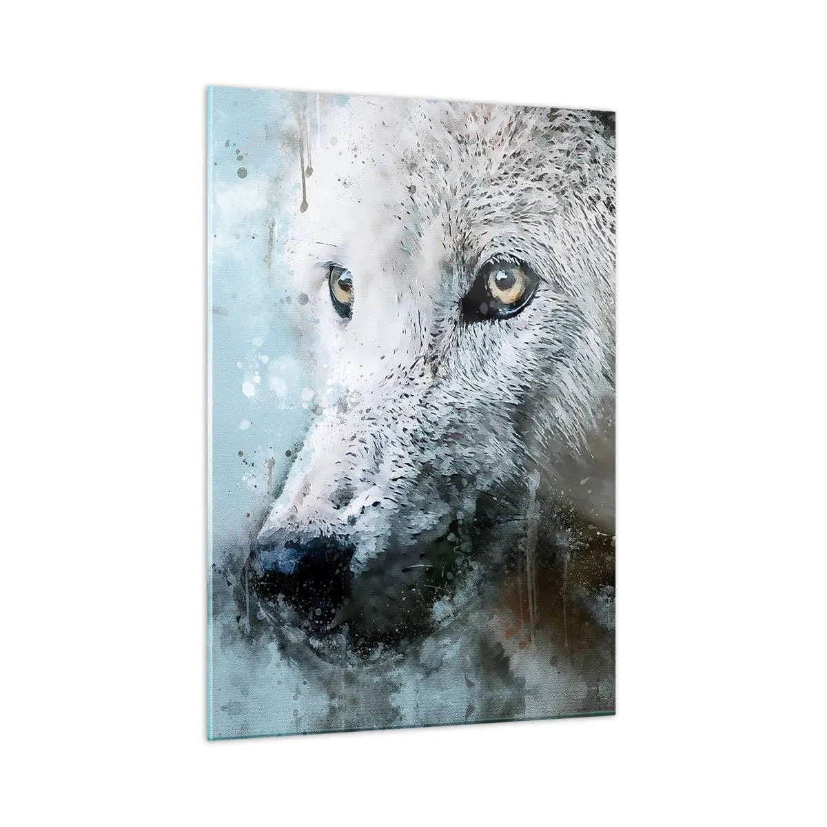 Glass picture - Meet Wolf Soul - 50x70 cm
