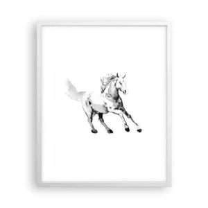 Poster in white frmae - Untamed Soul - 40x50 cm