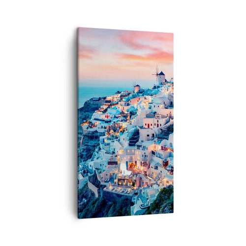Canvas picture - Your Big Greek Holidays - 45x80 cm