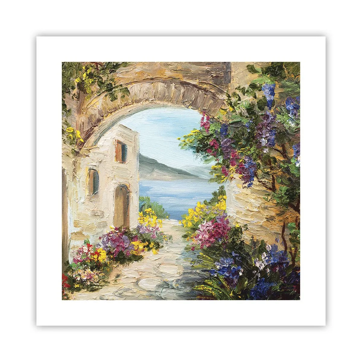 Poster - Charm of a Sea Province - 40x40 cm