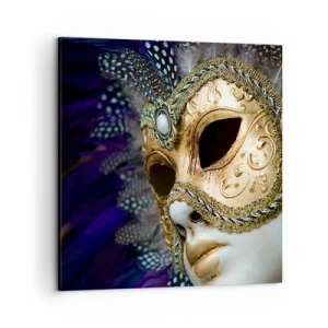 Canvas picture - Venetian Portrait In Gold - 50x50 cm