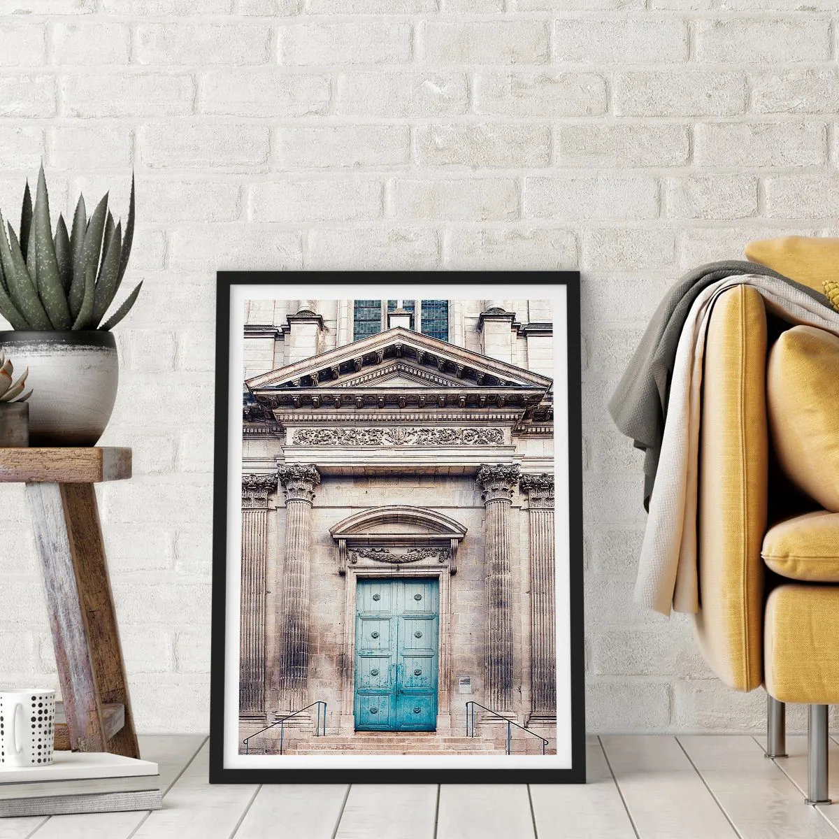 Poster in black frame - Gate to the Spiritual World - 40x50 cm