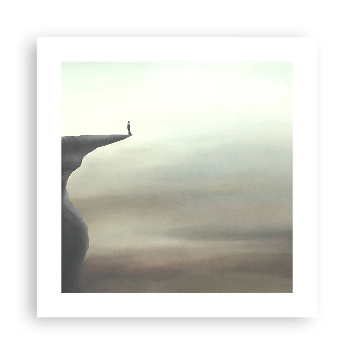 Poster - Upwards, Naturally! - 40x40 cm