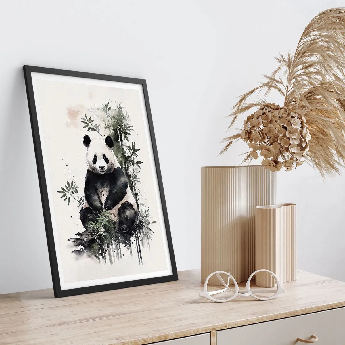 Poster in black frame - Greetings from China - 40x50 cm