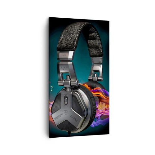 Canvas picture - In the Fire of Music - 45x80 cm