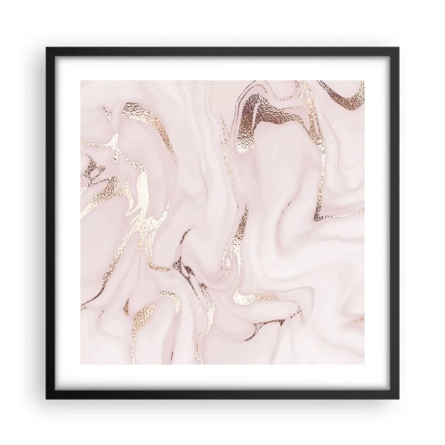 Poster in black frame - In Pink - 50x50 cm
