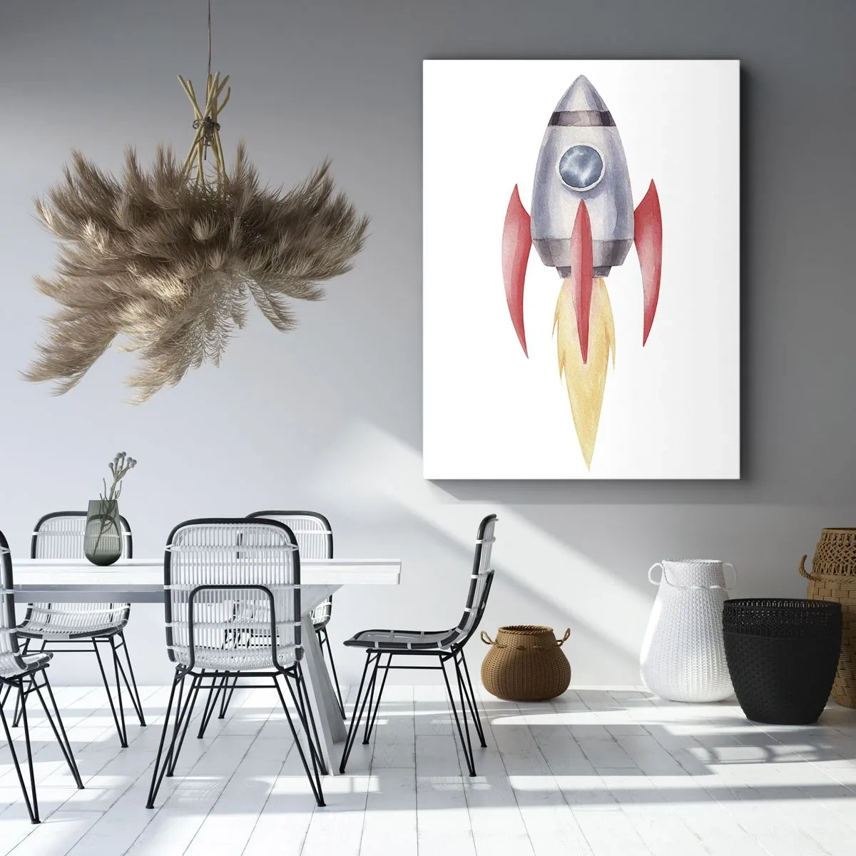 Canvas picture - Higher, Faster, Further - 55x100 cm