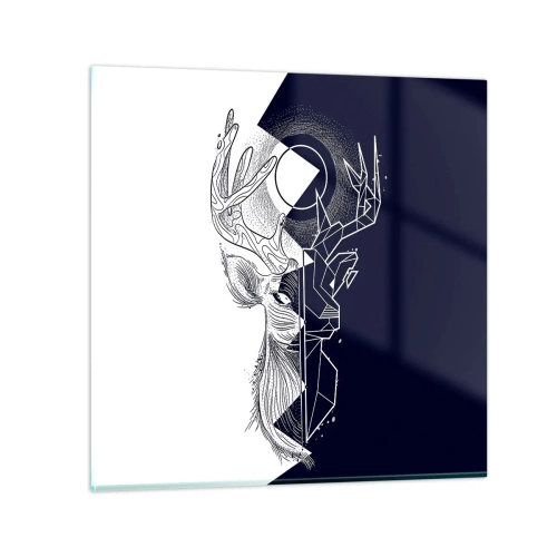 Glass picture - Struggle and Unity of the Opposites - 50x50 cm