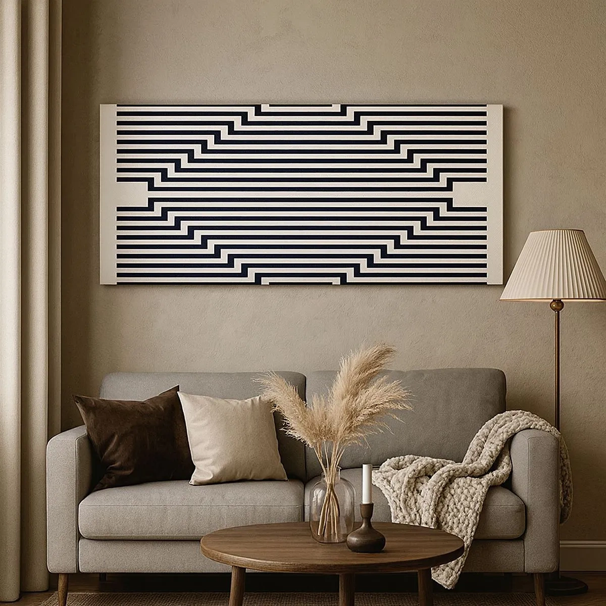 Canvas picture - Geometrical Illusion - 100x40 cm