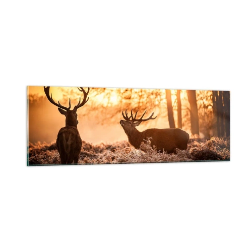 Glass picture - Hunter's Dream - 90x30 cm