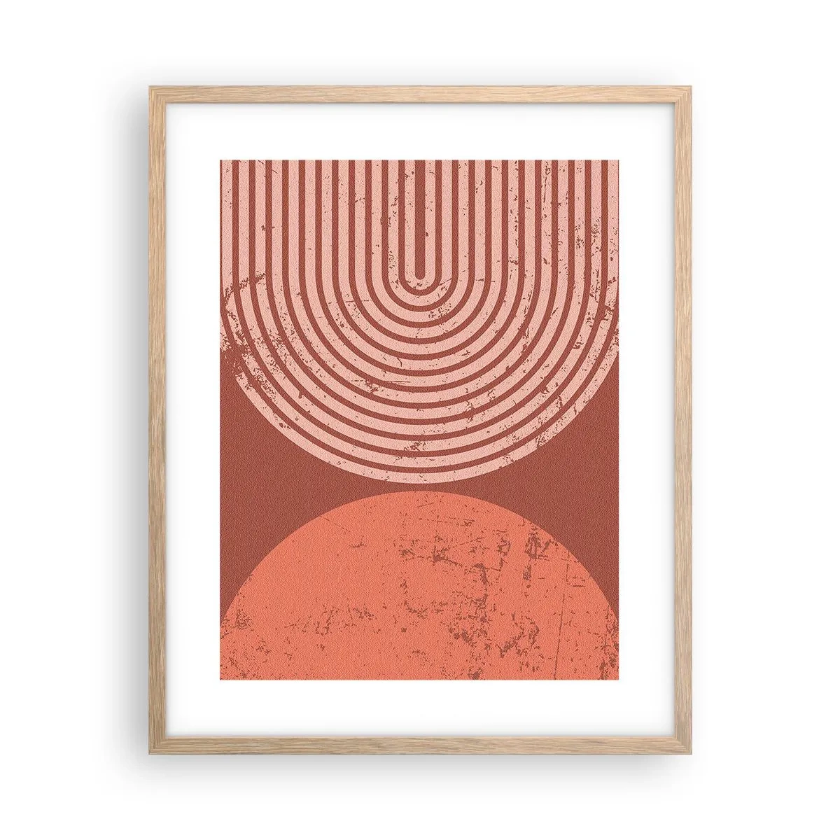 Poster in light oak frame - Close Relationship - 40x50 cm