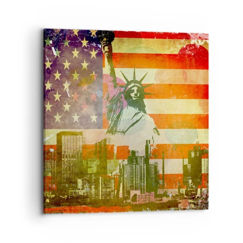 Canvas picture - Viva America! - 70x70 cm