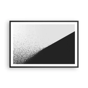 Poster in black frame - Faster and More - 91x61 cm