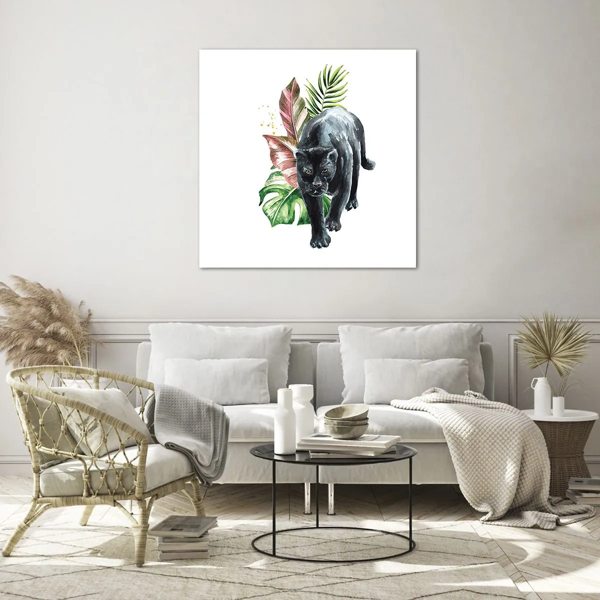 Glass picture - Wilderness of the Heart - 50x50 cm