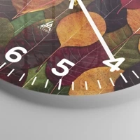 Clock face with numbers