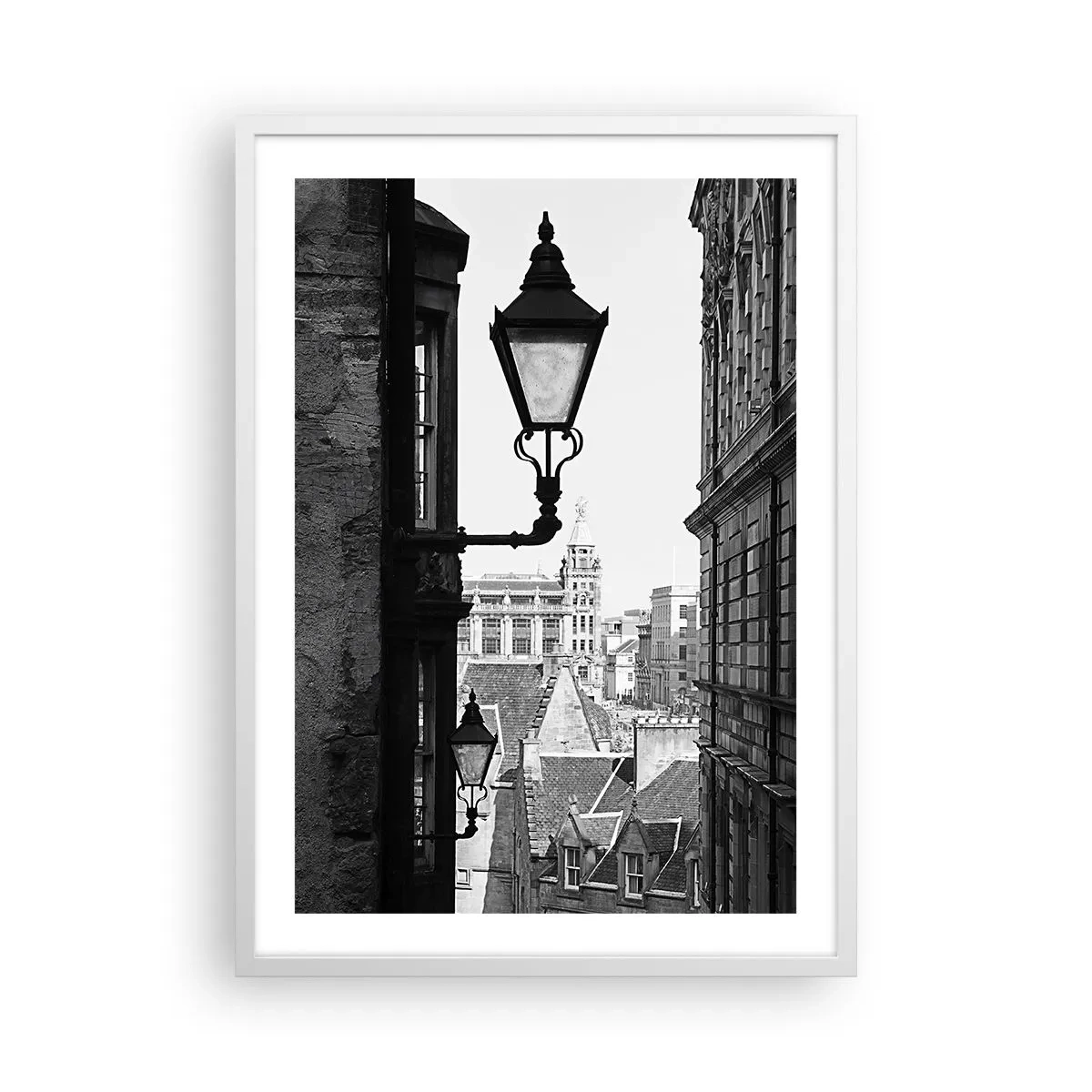 Poster in white frmae - Tale from Edinburgh - 50x70 cm