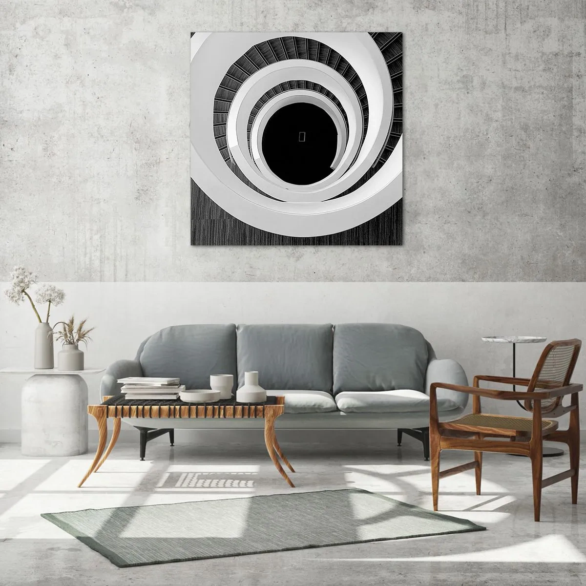 Glass picture - To the Point of the Matter - 60x60 cm