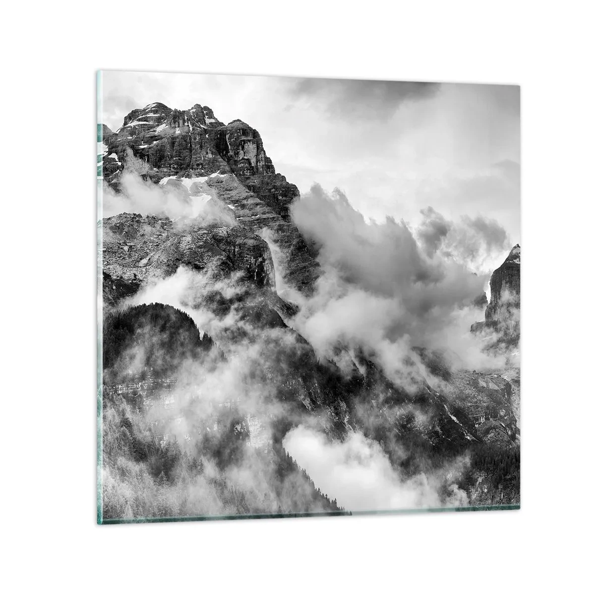 Glass picture - Beautiful and Cruel - 30x30 cm