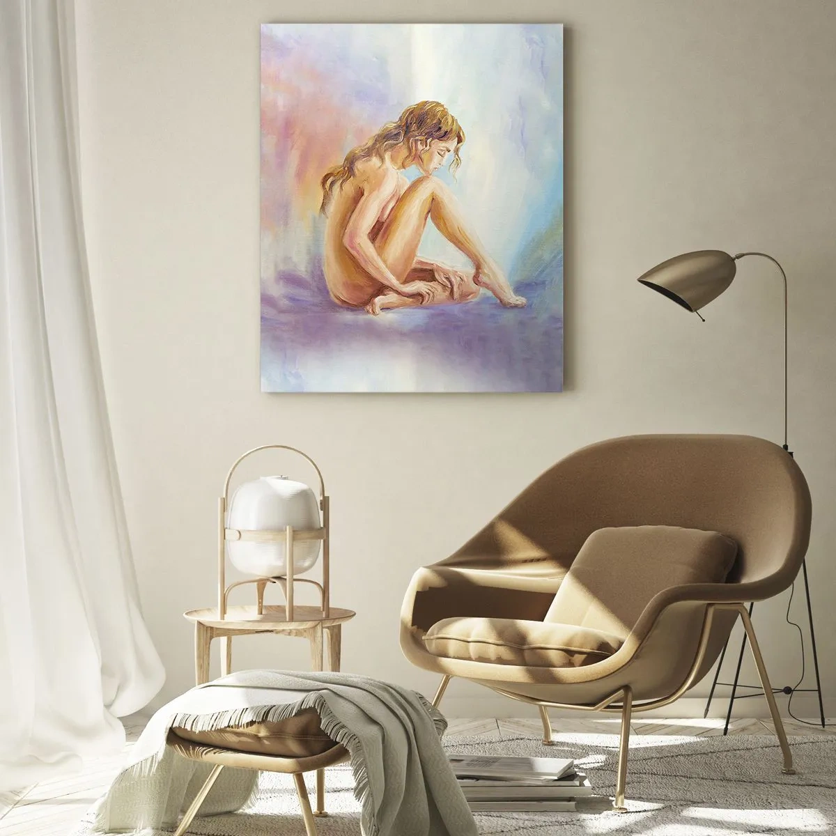 Glass picture - Nude of Youth - 70x100 cm