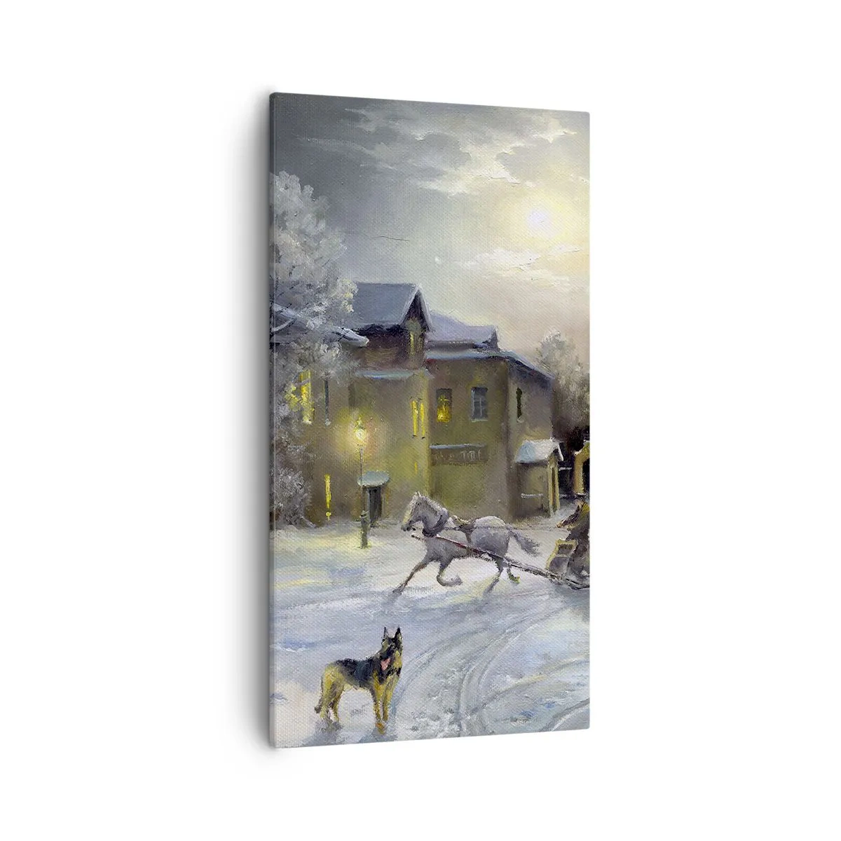 Canvas picture - Magic of Russian Winter - 55x100 cm