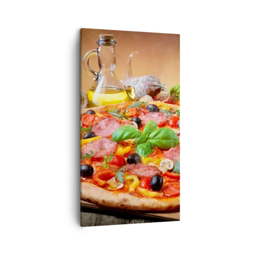 Canvas picture - With a Real Italian Flavouring - 45x80 cm