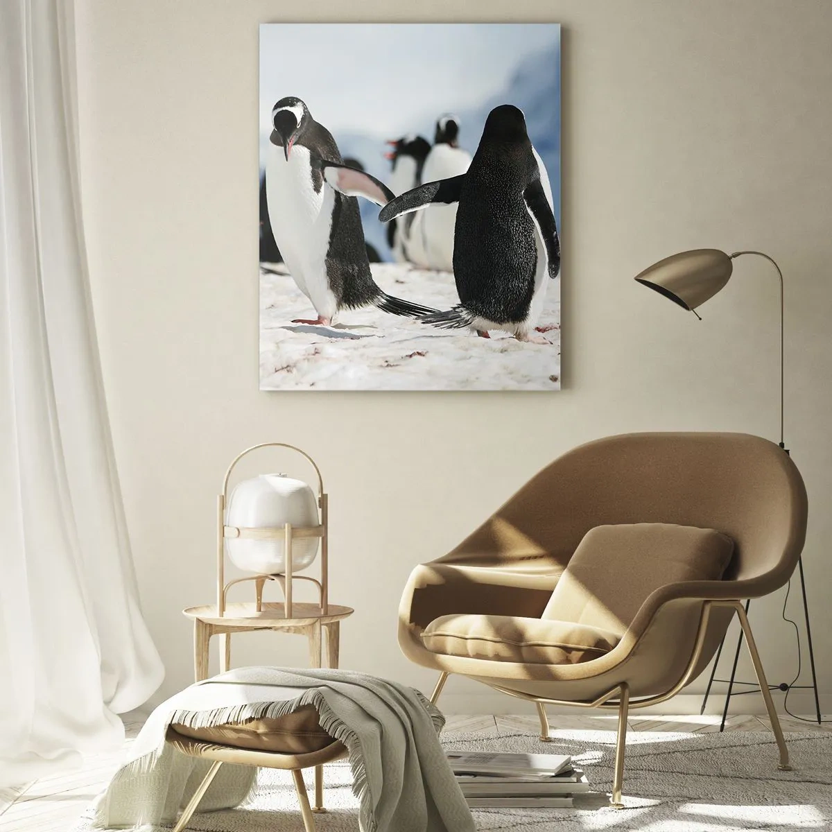 Glass picture - Dance in the Snow - 50x70 cm