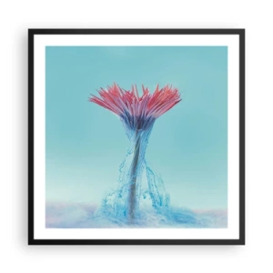 Poster in black frame - In a Lively Embrace - 60x60 cm