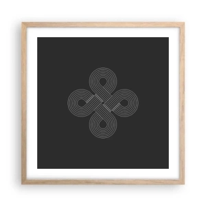 Poster in light oak frame - In Celtic Spirit - 50x50 cm