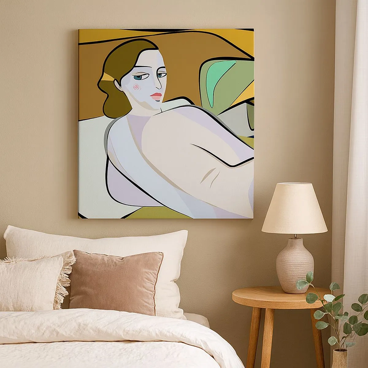 Canvas picture - Intimate Portrait - 30x30 cm