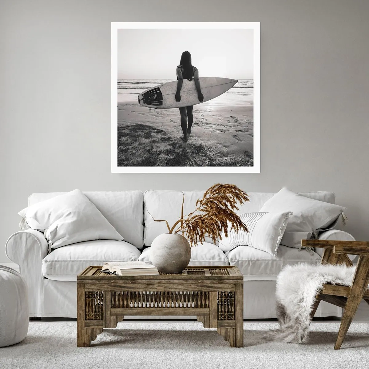 Poster - Daughter of Sea Wave - 40x40 cm