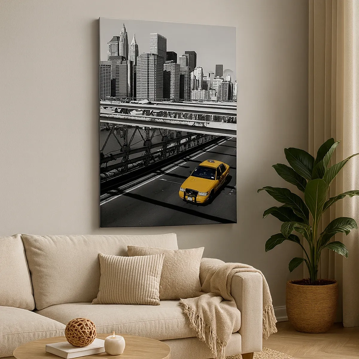 Canvas picture - Colour of a Big City - 50x70 cm