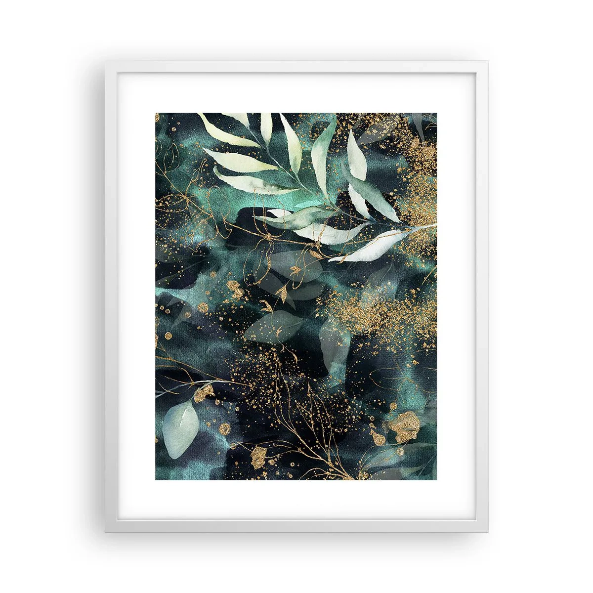 Poster in white frmae - Enchanted Garden - 40x50 cm