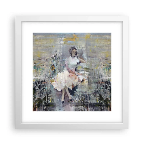 Poster in white frmae - Classical and Modern - 30x30 cm