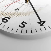 Clock face with numbers