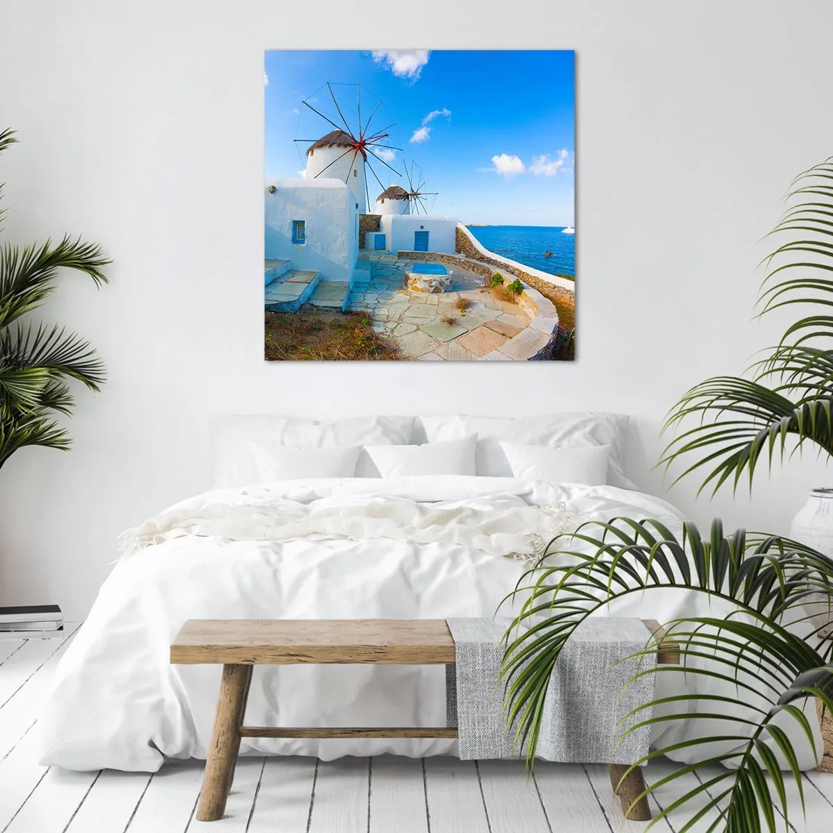 Canvas picture - Blue Wind from the Sea - 30x30 cm