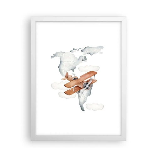 Poster in white frmae - In a Pioneering Spirit - 30x40 cm