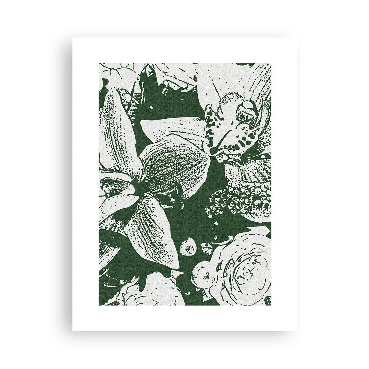 Poster - Bouquet - Green World - 30x40 cm
