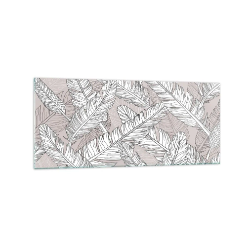 Glass picture - Storm of Feathers - 120x50 cm